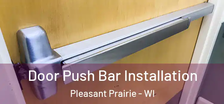  Door Push Bar Installation Pleasant Prairie - WI