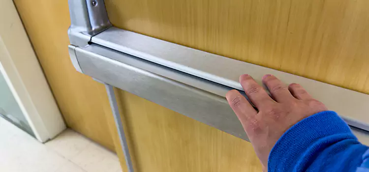 Installing a Push Bar on a Door Pleasant Prairie
